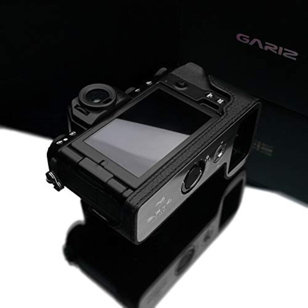  GARIZ FUJIFILM X-S10用 本革カメラケース XS-CHXS10BK ブラック画像12 