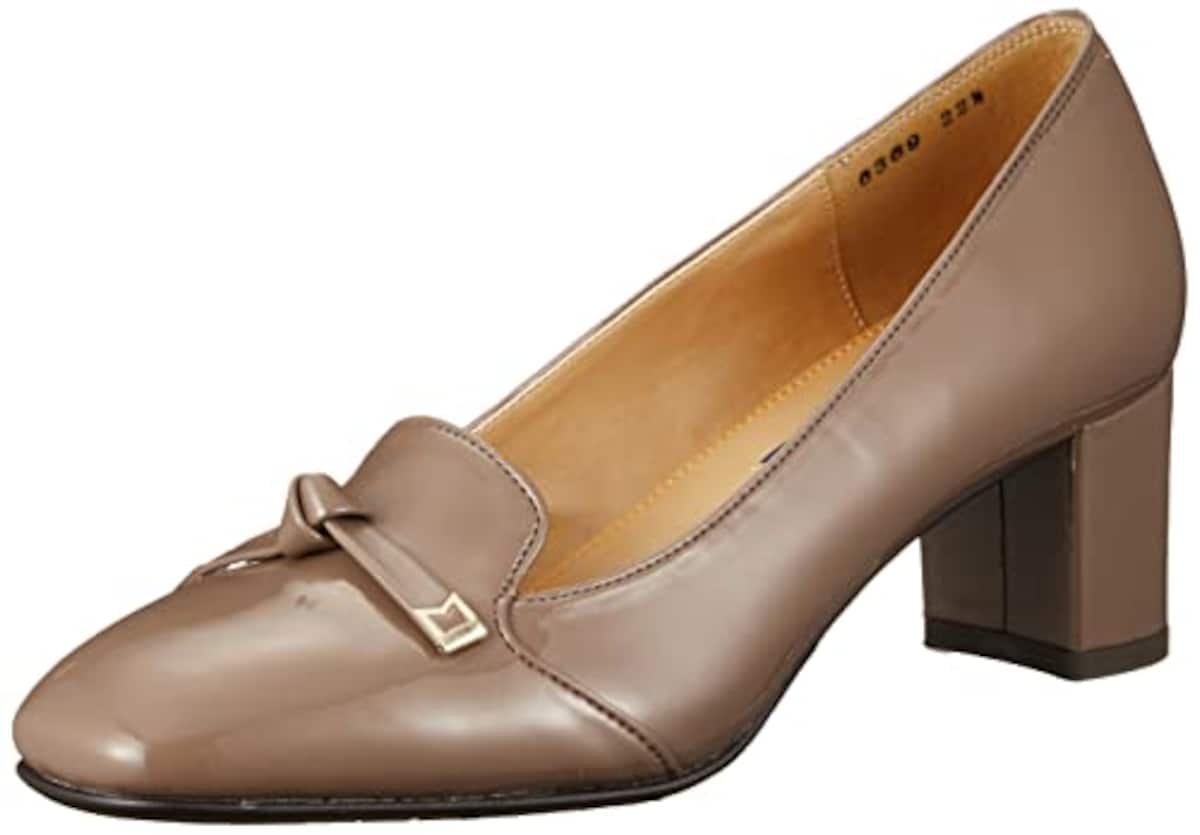 [マッキントッシュ フィロソフィー] オールウェザー対応リボンモチーフパンプス レディース 6369 オークエナメル 24.5 cm E