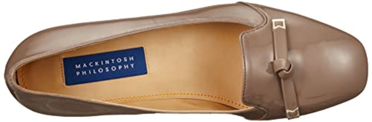  [マッキントッシュ フィロソフィー] オールウェザー対応リボンモチーフパンプス レディース 6369 オークエナメル 24.5 cm E画像5 