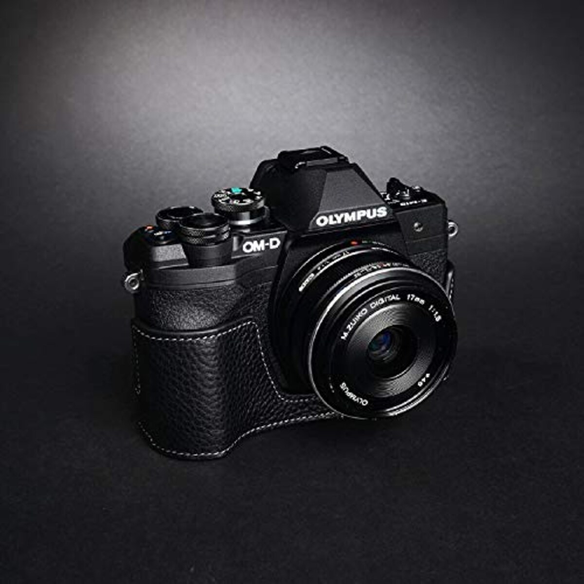  TP Original OLYMPUS E-M10 Mark IV 用 ボディーハーフケース ブラック画像2 