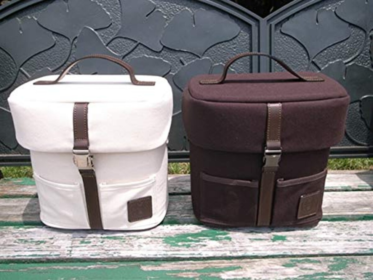  CAMEDOKO 2wayピクニックバスケット型CUBEカメラバッグ チョコ画像2 