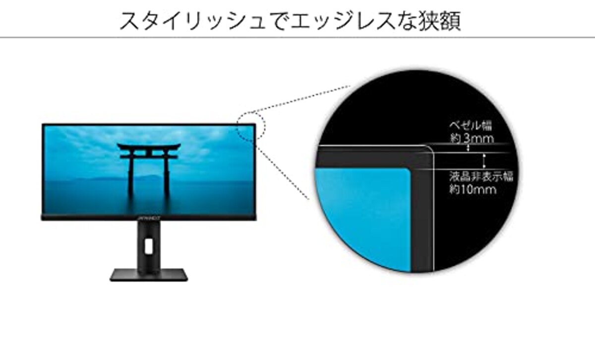 JAPANNEXT 29インチ ワイドFHD(2560 x 1080) 液晶モニター JN-IPS29WFHDR-C65W HDMI DP USB Type-C KVM画像7 