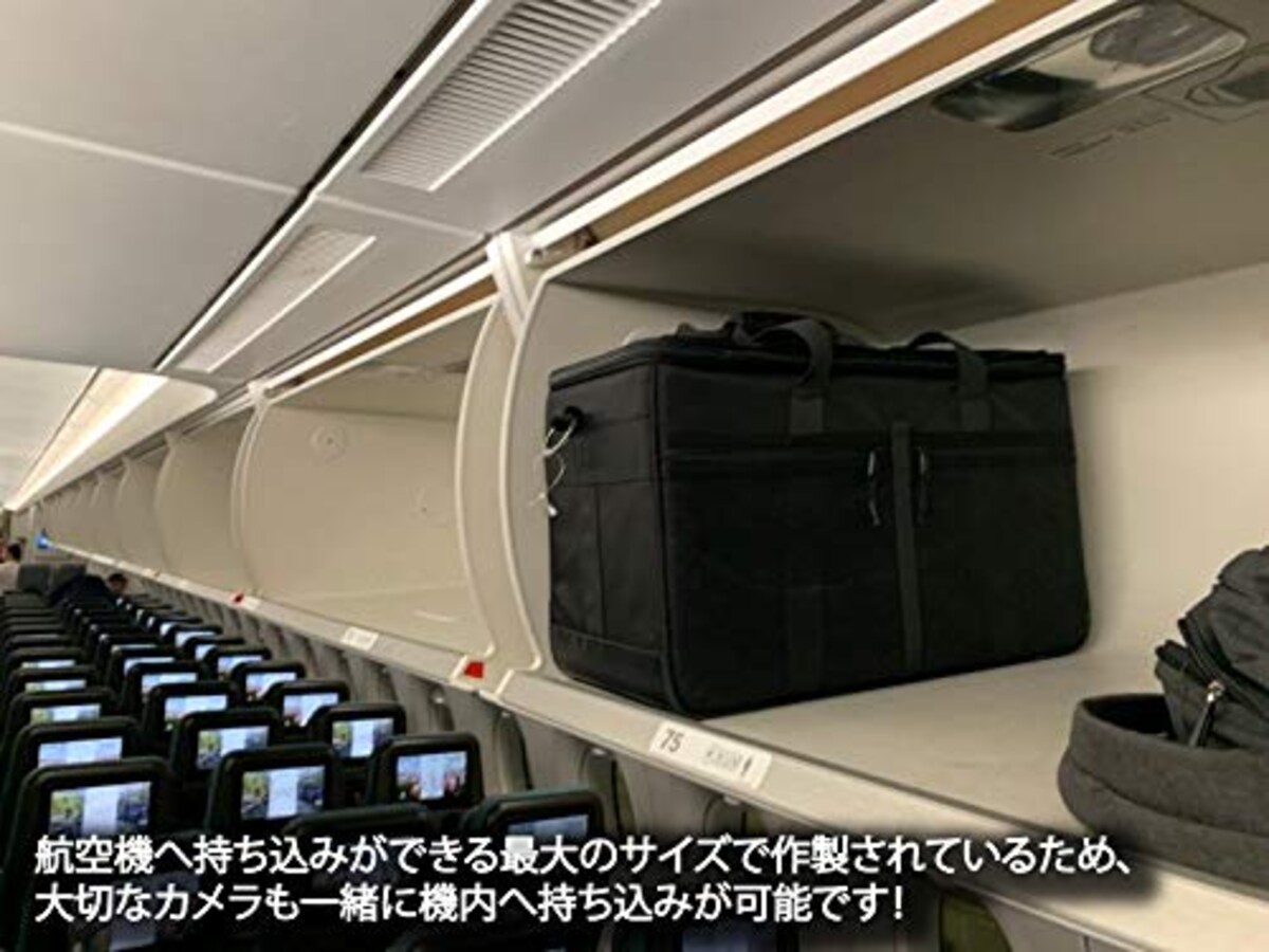  NIPROS-7 PROTECH製 タフバッグ カメラバッグ 防水 頑丈 カードケース付 仕切板付 クッション付 航空機内持ち込み可能 光伝送装置収納可能画像5 