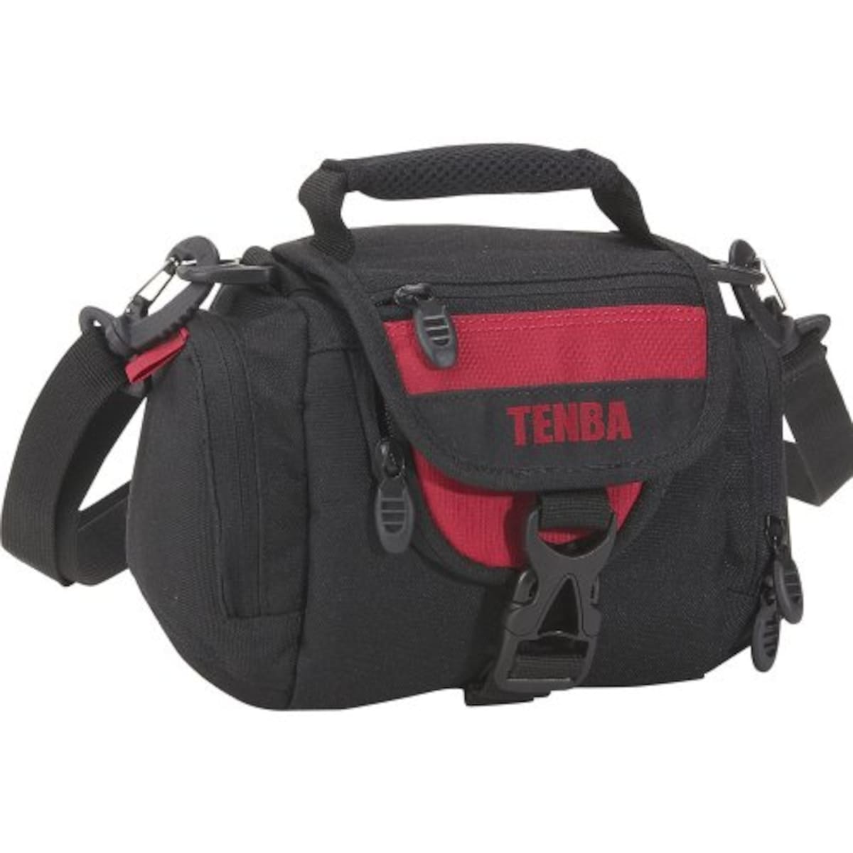 TENBA ショルダーバッグ エクスプレスショルダーバッグS ブラック/赤 638-534