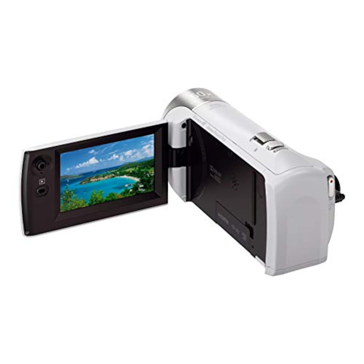  【CX470 と ケース&ストラップ セット】 大切なカメラをキズや汚れからガードしたい方に。HDR-CX470 ホワイト + LCS-MCS2 ライトブラウン画像7 