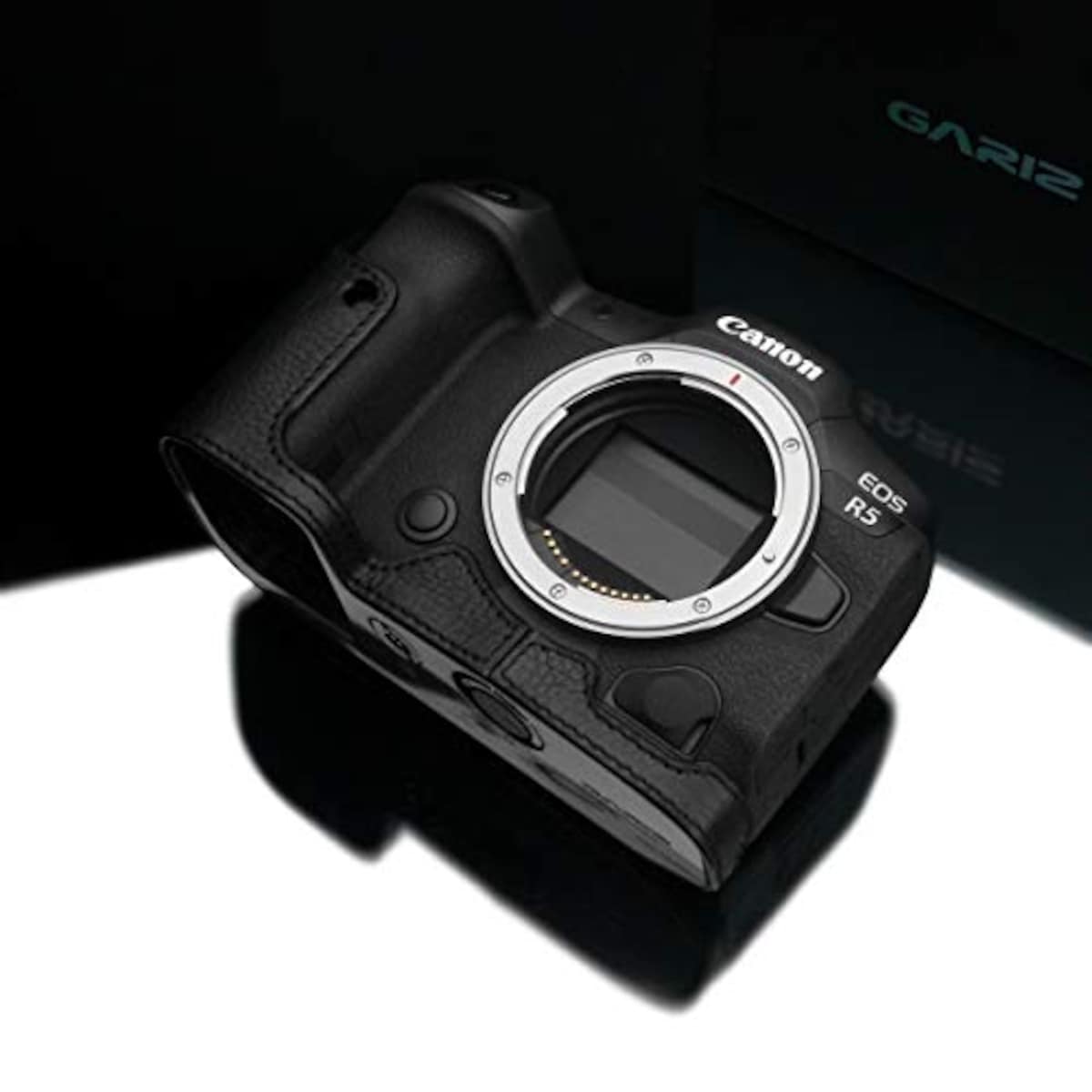  GARIZ Canon EOS R5/R6 兼用 本革カメラケース XS-CHEOSR5BK ブラック画像7 