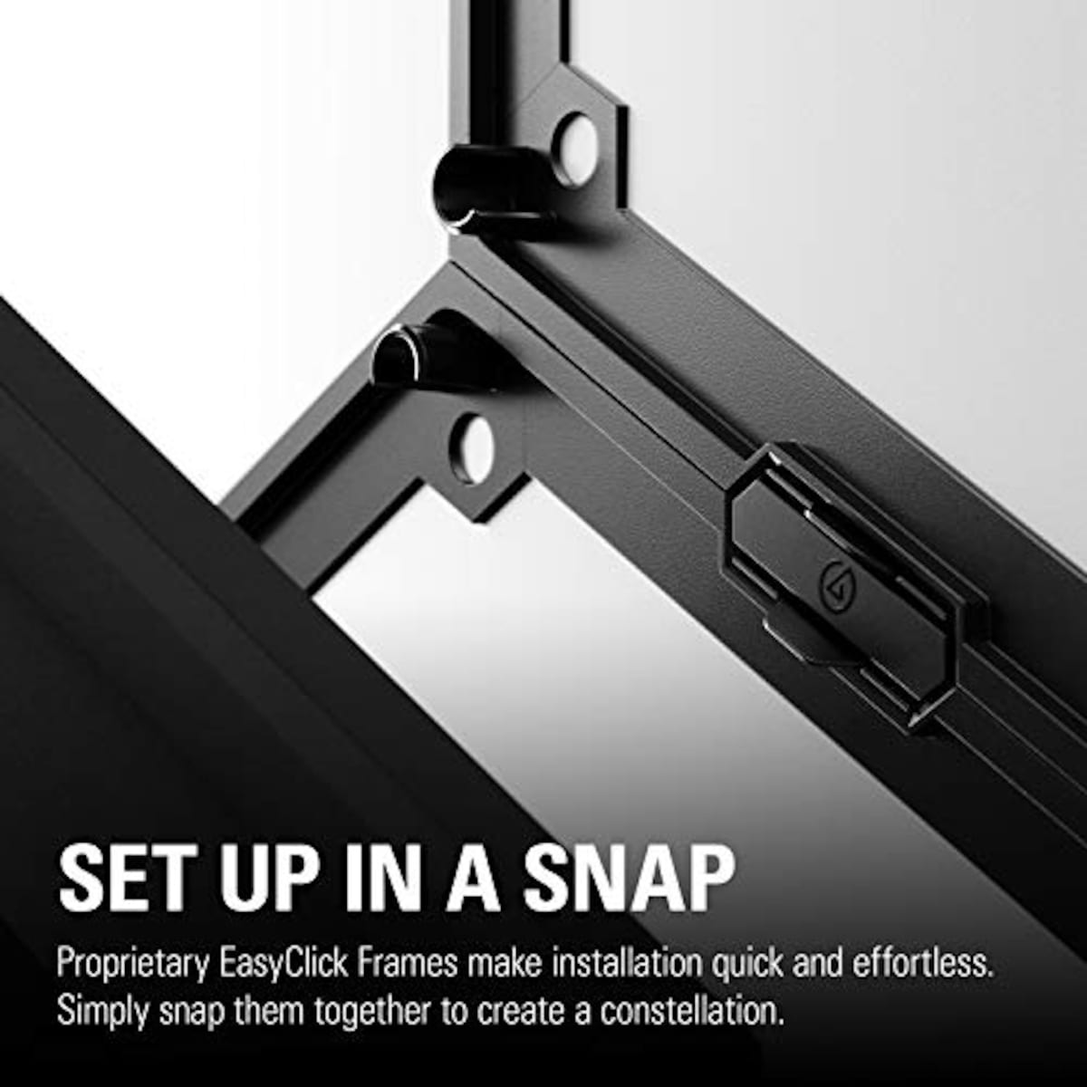 Elgato 吸音パネル Wave Panels Starter Set Black (ウェーブパネルズ スターターセット ブルー) セットアップ/取り外し簡単【日本正規代理店品】画像5