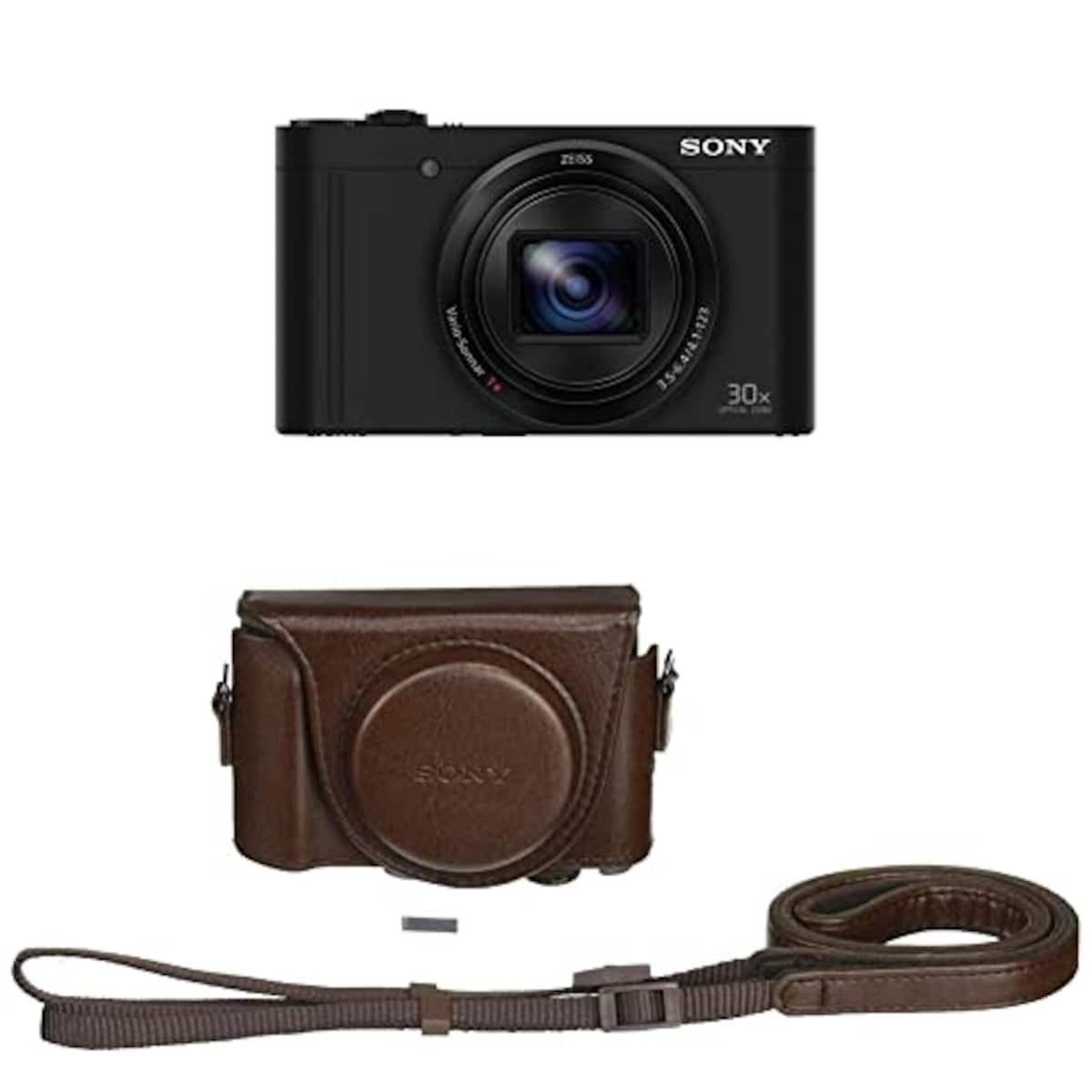 【WX500 と ジャケットケース セット】 大切なカメラをキズや汚れからガードしたい方に。DSC-WX500 ブラック + LCJ-HWA