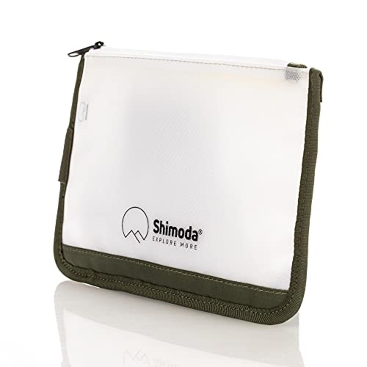  Shimoda カメラバッグ トラベル ポーチ アーミーグリーン 【半透明で中身が見えるTPU素材使用】 V520-229画像2 