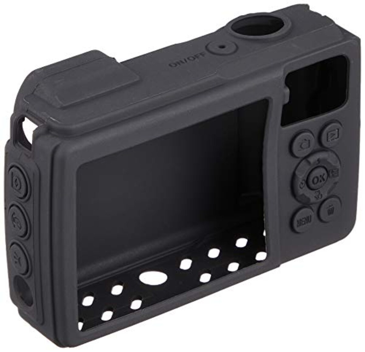  Nikon シリコンジャケット CF-CP3 BK ブラック(Nikon デジタルカメラ COOLPIX W300用)画像2 