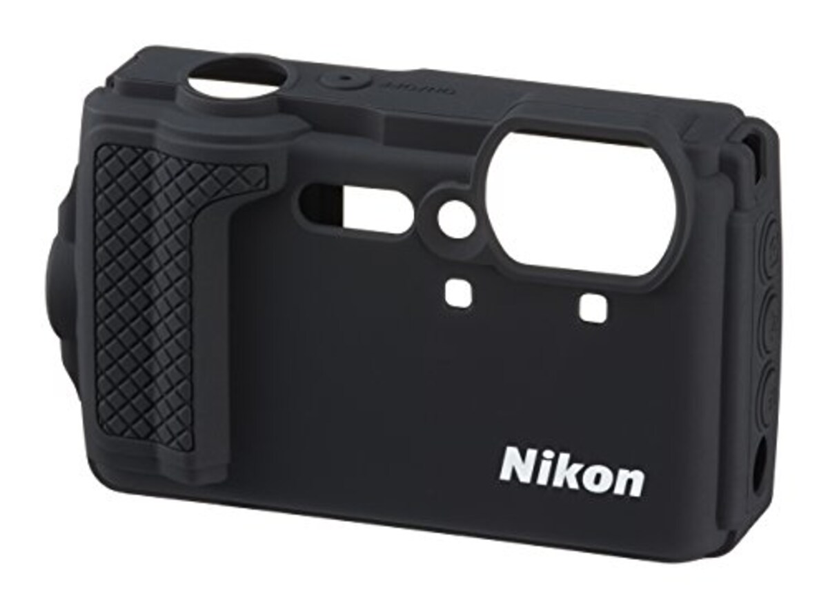  Nikon シリコンジャケット CF-CP3 BK ブラック(Nikon デジタルカメラ COOLPIX W300用)画像3 