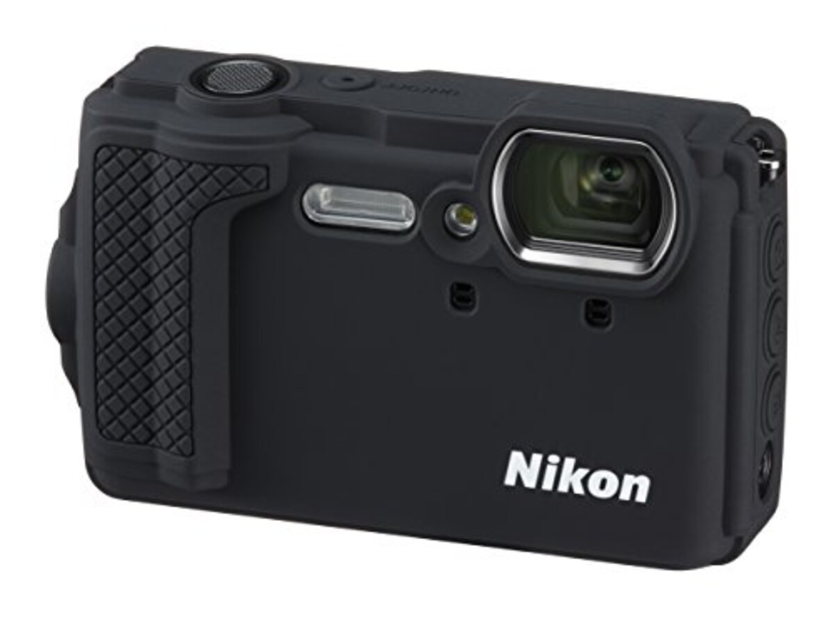  Nikon シリコンジャケット CF-CP3 BK ブラック(Nikon デジタルカメラ COOLPIX W300用)画像4 