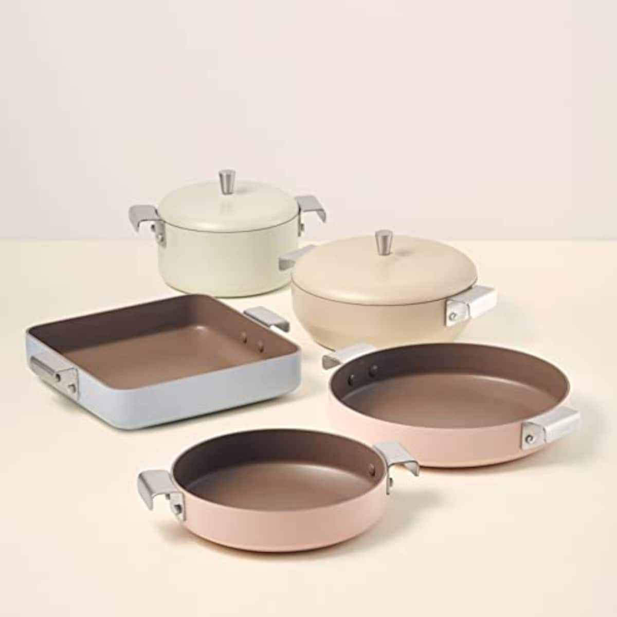  Dr.HOWS ドクターハウス プレーティング スクエアフライパン22cm アイスブルー 韓国フライパン IH対応 オール熱源対応 フッ素コーティング【日本正式販売品】画像5 