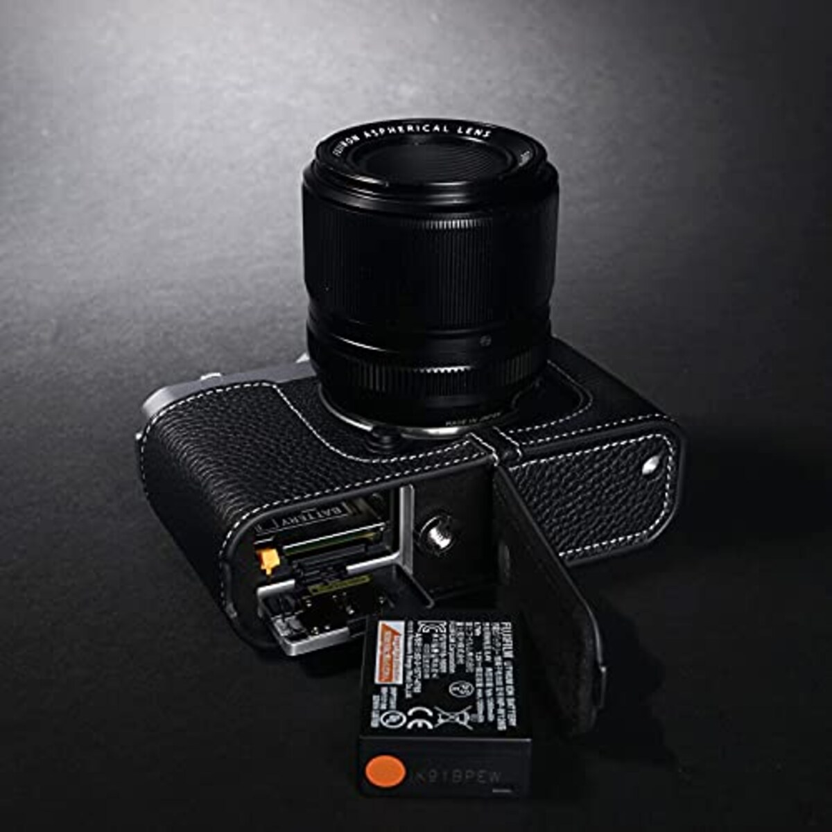  TP Original FUJIFIFILM X-E4 用 ボディーハーフケース ブラック画像9 