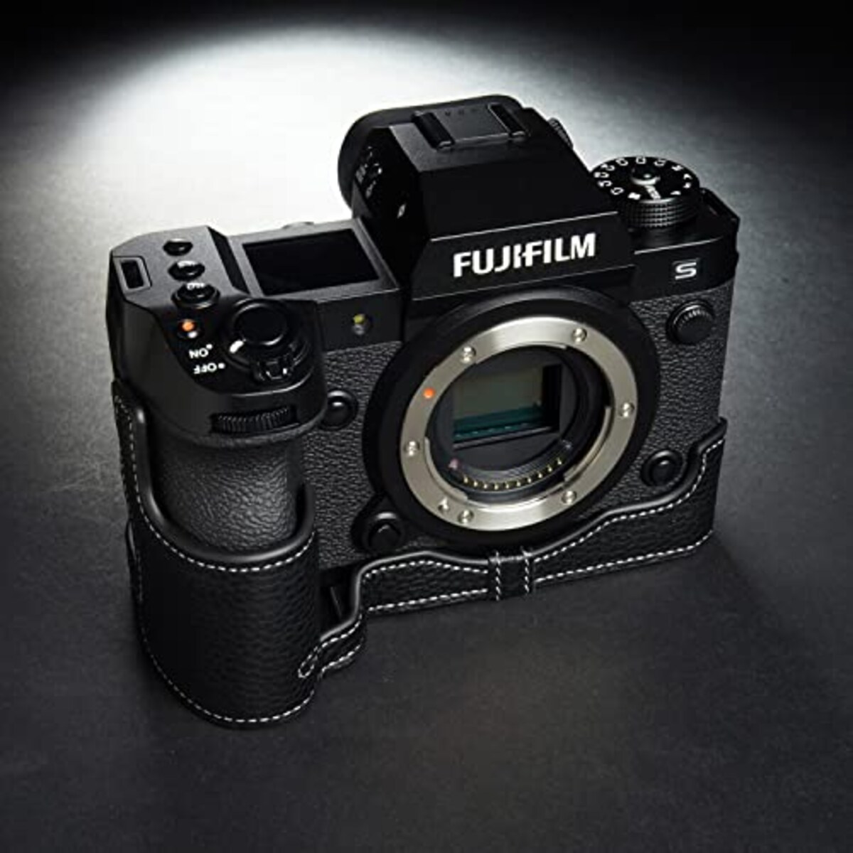  TP Original FUJIFILM X-H2S 用 ボディーハーフケース ブラック画像2 