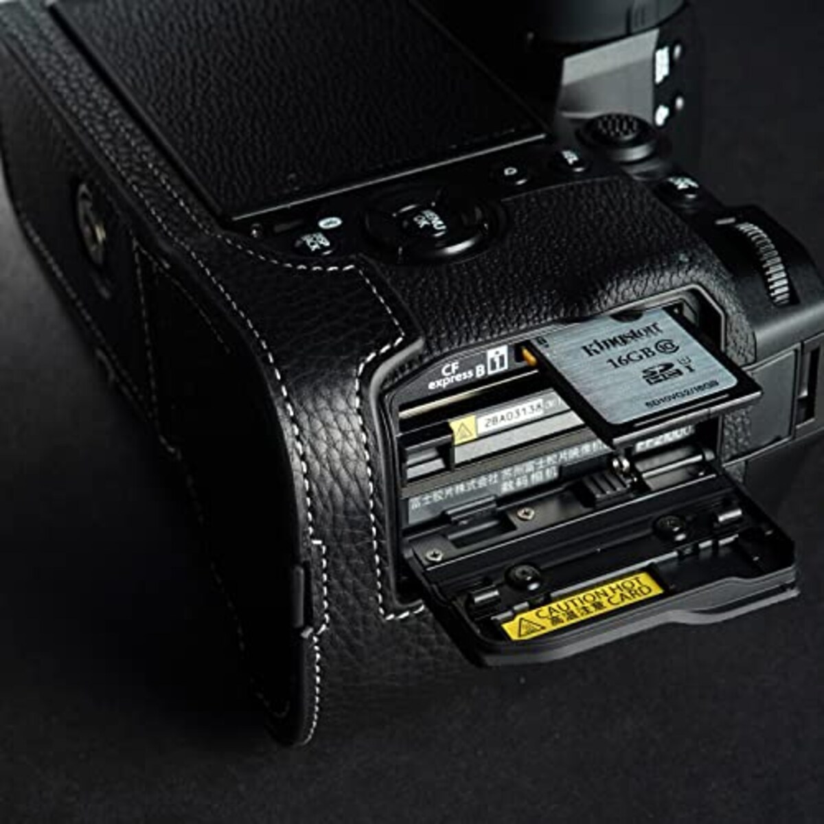  TP Original FUJIFILM X-H2S 用 ボディーハーフケース ブラック画像6 