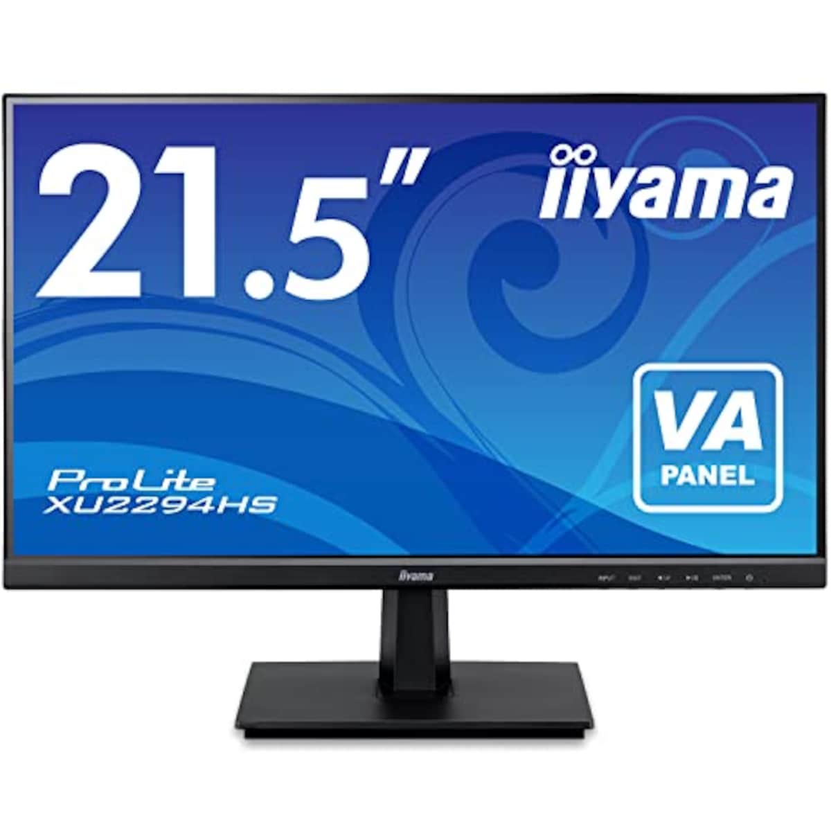 iiyama モニター ディスプレイ 21.5インチ フルHD VA DisplayPort HDMI D-Sub 全ケーブル付 3年保証 国内サポート XU2294HS-B1
