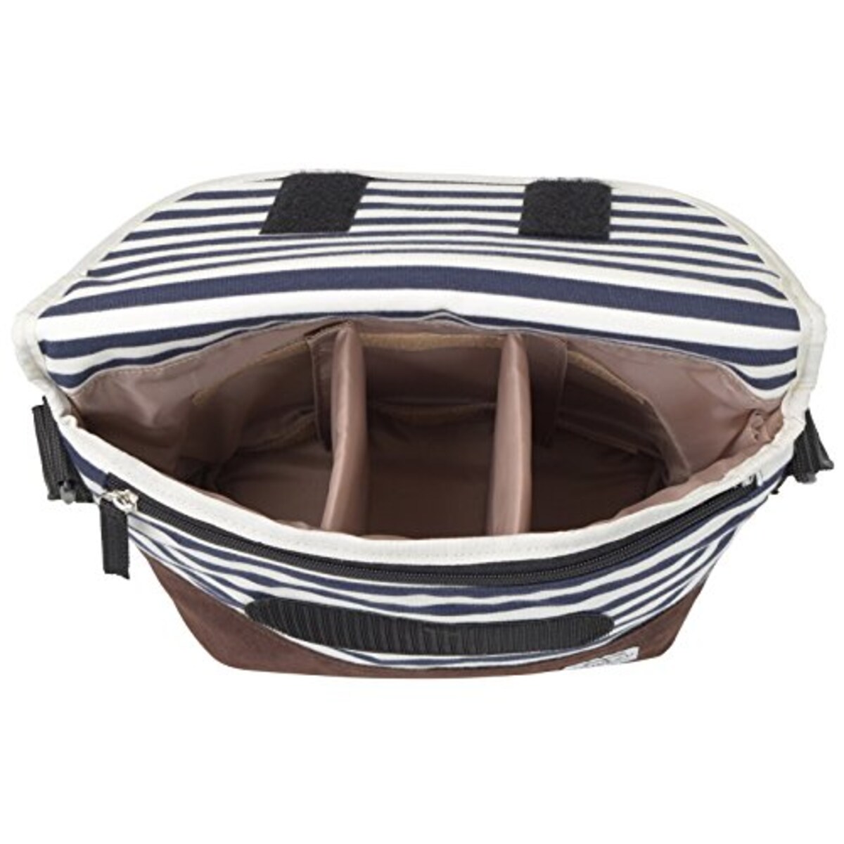  エツミ カメラバッグ ヌーボーモニカM 4.2L ボーダーネイビー VE-3525画像5 