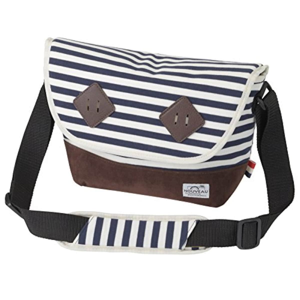  エツミ カメラバッグ ヌーボーモニカM 4.2L ボーダーネイビー VE-3525画像7 