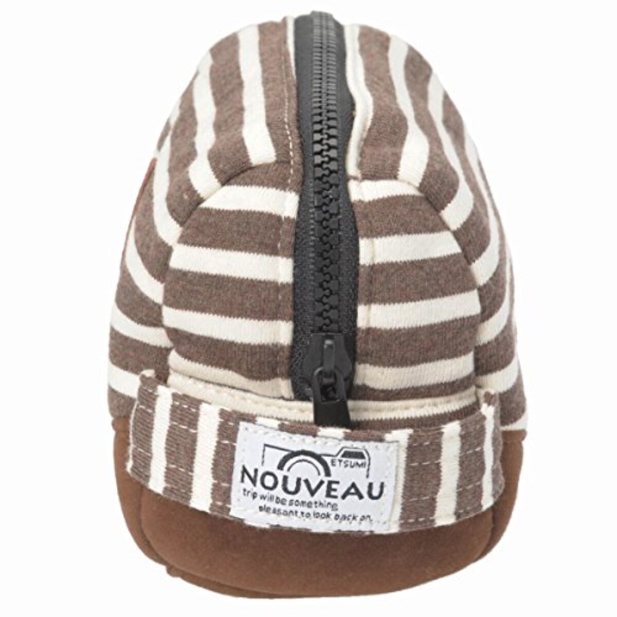  ETSUMI デジタルカメラケース ヌーボーナタリー ボーダーブラウン E-3442画像3 