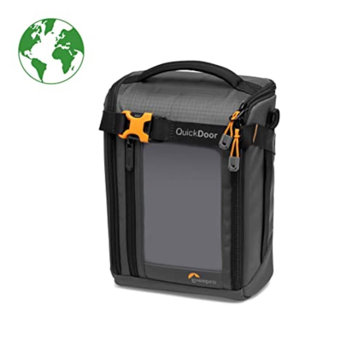  ロープロ(Lowepro) インナーカメラバッグ ギアアップ クリエーターボックス L II GRL サステナブル素材 標準ズームレンズ付ミラーレスカメラ 交換レンズ2本収納 2段階開閉 3,7L LP37348-GRL画像2 