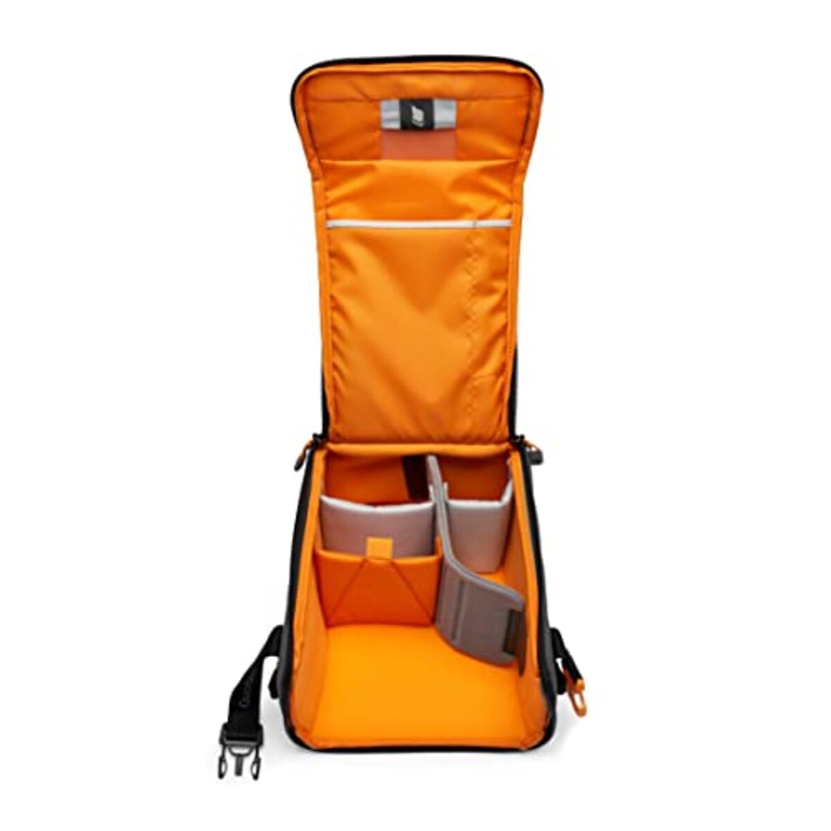  ロープロ(Lowepro) インナーカメラバッグ ギアアップ クリエーターボックス L II GRL サステナブル素材 標準ズームレンズ付ミラーレスカメラ 交換レンズ2本収納 2段階開閉 3,7L LP37348-GRL画像6 