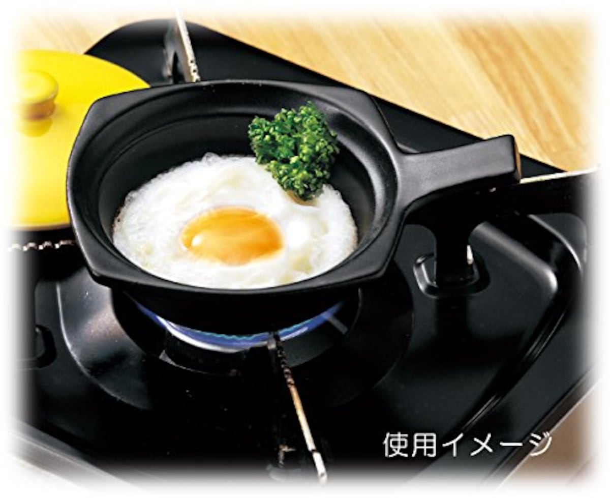  萬古焼 オーブン 直火対応 目玉焼き 皿 イエロー 直径約12cm 食器 陶器 電子レンジ可 日本製 13757画像2 