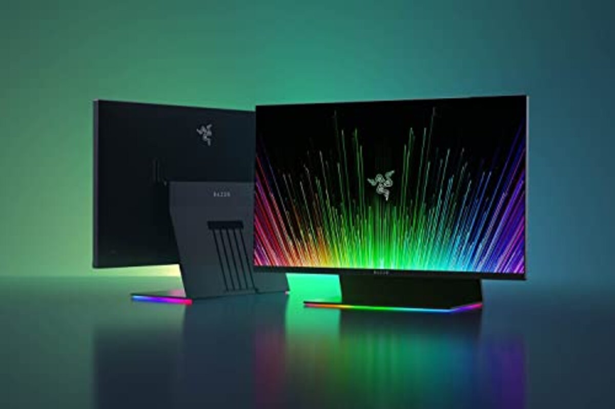  Razer Raptor 27 ゲーミングモニター 27インチ 165Hz 1ms QHD IPS ノングレア G-Sync Compatible FreeSync Premium THX 認定 Chroma ライティング 【日本正規代理店保証品】 RZ39-03500100-R3J1画像9 