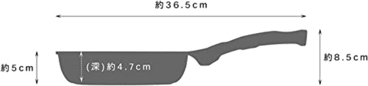  タフコ 軽量ダイヤモンドマーブルキャスト ネオ フライパン 20cm F-7200 ブラック画像2 