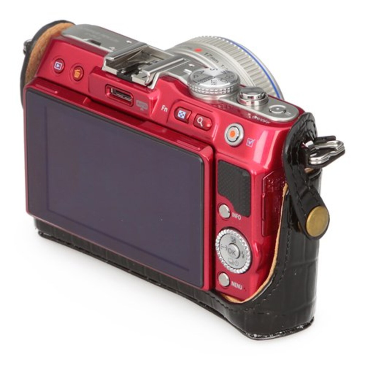 HAKUBA 本革 ボディ ケース E-PL3 CBK DBC-EPL3CDBK画像2 