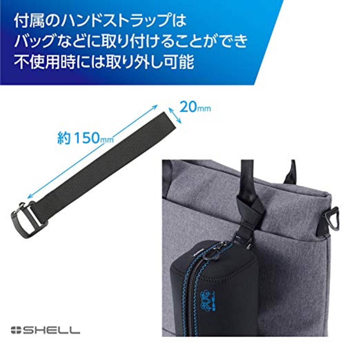  ハクバ HAKUBA ドローンケース プラスシェル スリムフィット ドローンポーチ Mavic Miniと周辺アクセサリーをスリムに収納 2SPS-SFDPBK画像4 