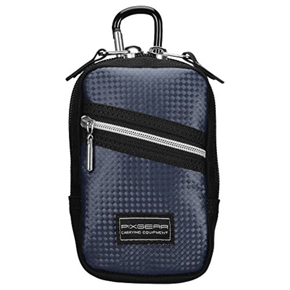  ハクバ HAKUBA デジタルカメラケース ピクスギア CS カメラポーチ Mサイズ ネイビー デジタルカメラ コンパクトカメラ ガジェットケース カラビナ・ベルト通し付き ダブルファスナー SPG-CS-CPMNV画像2 