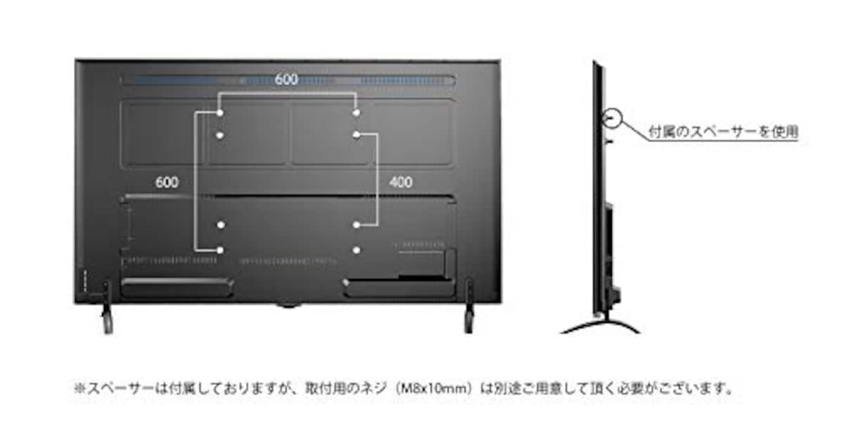  JAPANNEXT JN-IPS8600UHDR-KG [強化ガラス仕様 4K(3840 x 2160) 86インチ液晶ディスプレイ UHD PCモニター] PIP / PBP機能対応画像4 