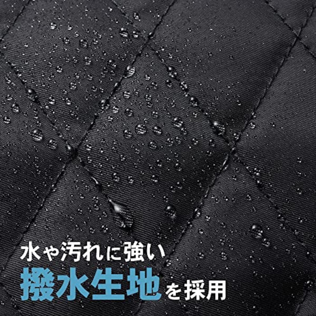  ハクバ HAKUBA マザーズバッグ MOTHERLY BAG GAMAGUCHI AMZMTHG がま口タイプで中身が見やすい 14リットル トートバッグ、おむつ替えシート、メッシュポーチ付きの4点セット ママバッグ リュック バックパック 大容量 保温機能 撥水生地採用 ベビーカー用ストラップ付 ブラック画像12 
