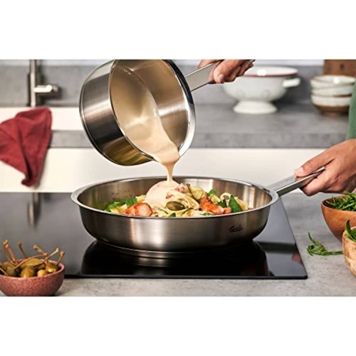  フィスラー (Fissler) フライパン 28cm オリジナル プロフィ コレクション ガス火/IH対応 ドイツ製 [日本正規販売品] 084-378-28-100 シルバー画像12 