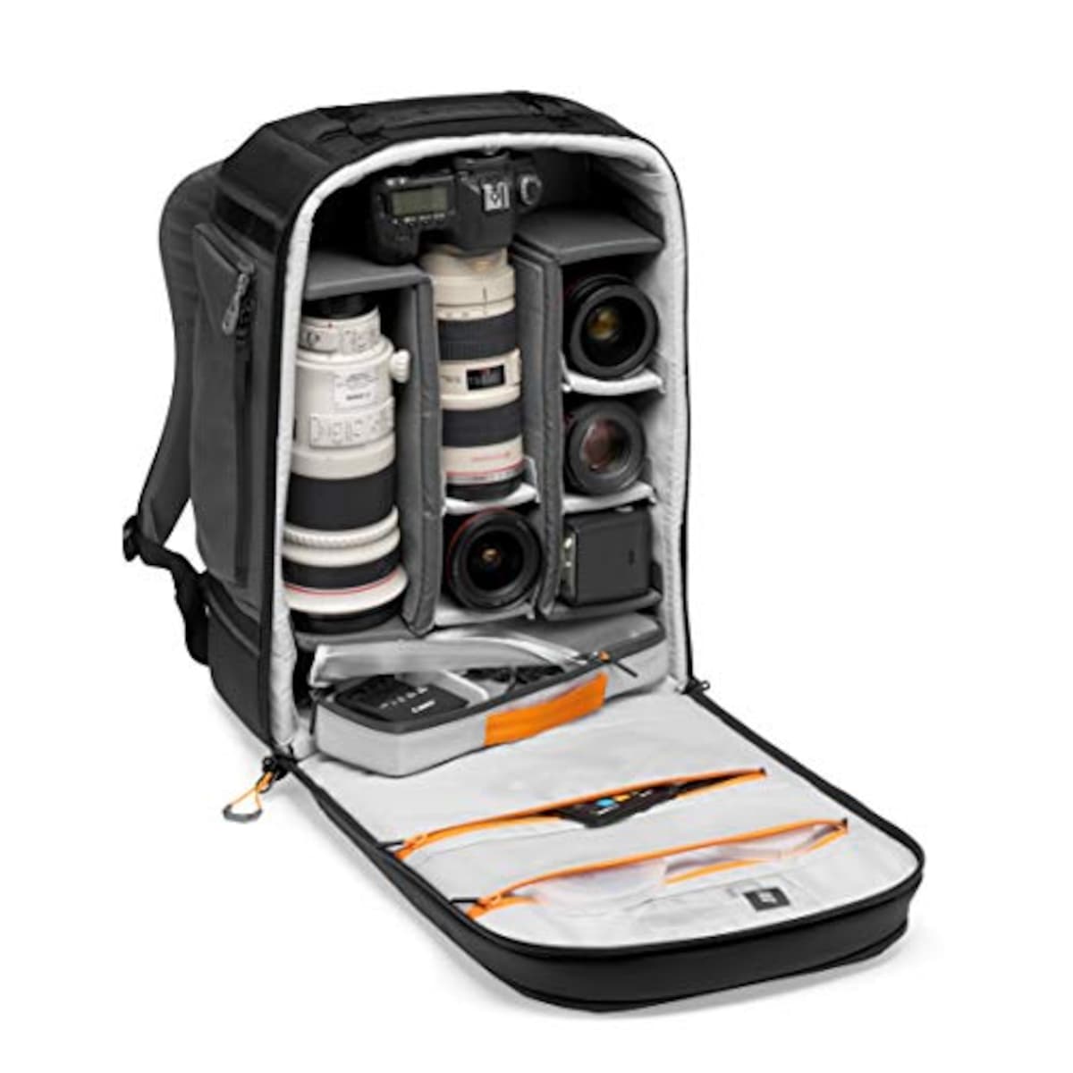  ロープロ(Lowepro) カメラリュック プロトレッカー BP450AWIIGRL サステナブル素材採用グリーンラインシリーズ 三脚取付可 15インチPC収納可 10インチタブレット収納可 レインカバー付属 23.5L LP37269-GRL画像5 
