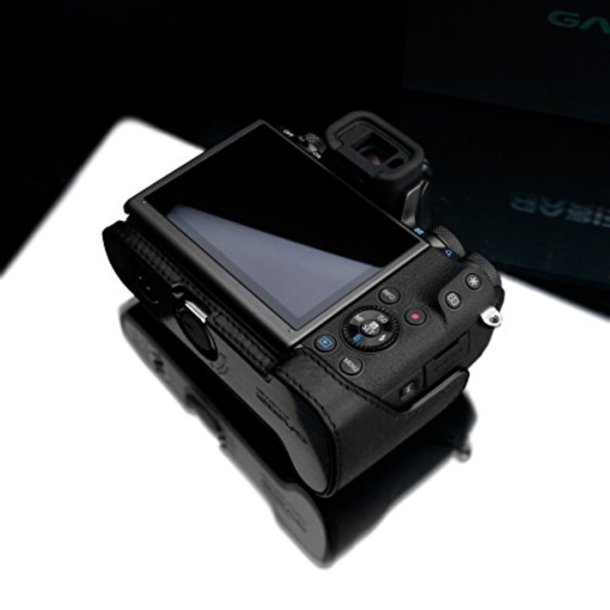  GARIZ Canon EOS M5用 本革カメラケース XS-CHEOSM5BK ブラック画像12 