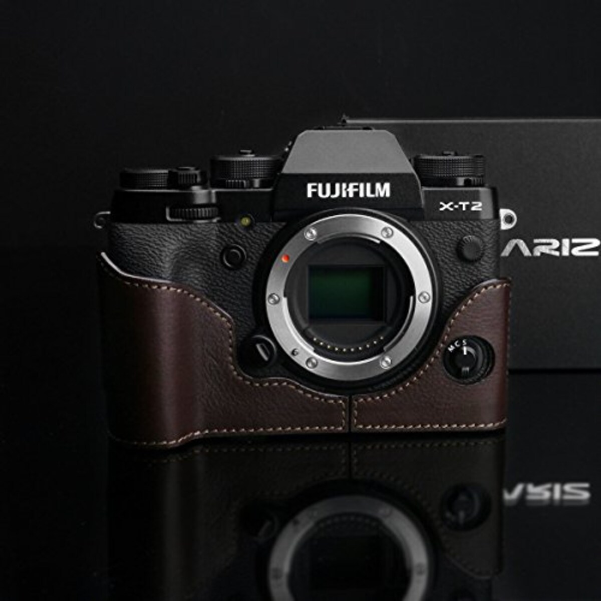  GARIZ FUJIFILM X-T2用 本革カメラケース XS-CHXT2BR画像3 