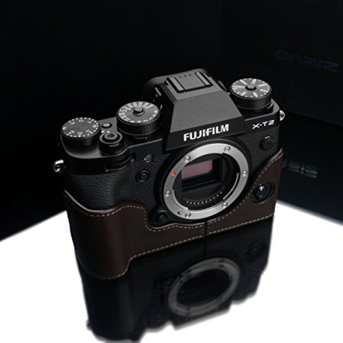  GARIZ FUJIFILM X-T2用 本革カメラケース XS-CHXT2BR画像4 