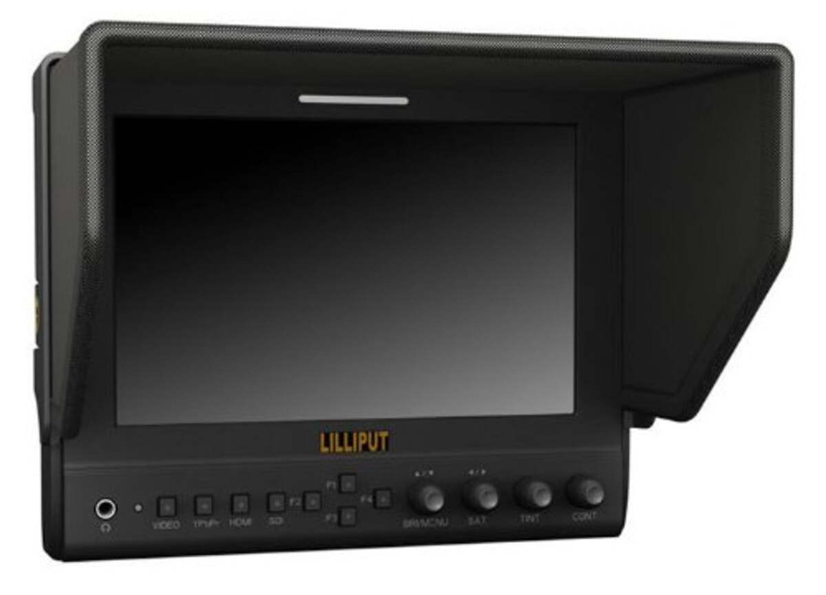 Lilliput 663/S/P. HD-SDI. HDMI in/out付 7インチ (1280x800)ビューファインダーモニター 輸送ケース付 17727画像3 