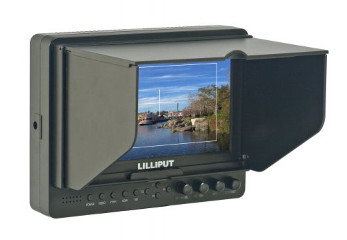 Lilliput 665/O/P. HDMI in/out付7インチ (1280x800) ビューファインダーモニター 17096