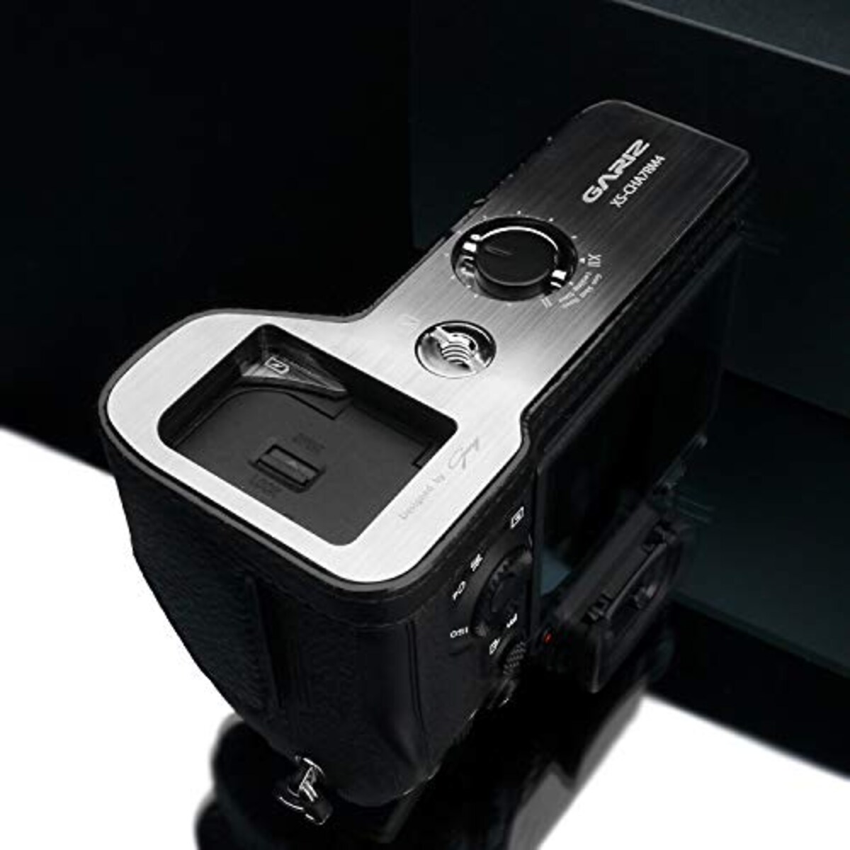  GARIZ SONY α7R IV 用 本革カメラケース XS-CHA7RM4BK ブラック画像12 