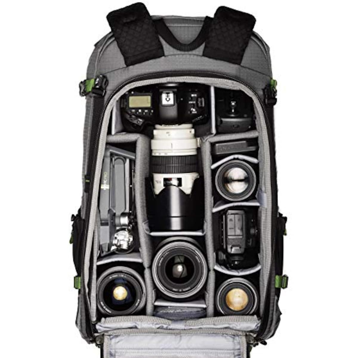  マインドシフトギア 【国内正規品】thinkTANKphoto シンクタンクフォト バックライトエリート45L フォトデイパック ストームグレー 013663画像4 