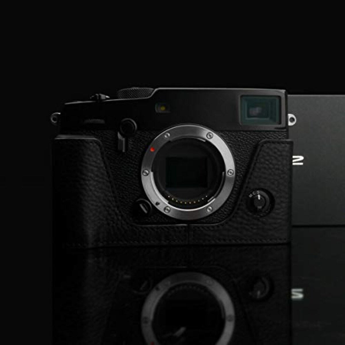  GARIZ FUJIFILM X-Pro3用 本革カメラケース XS-CHXP3BK ブラック画像3 