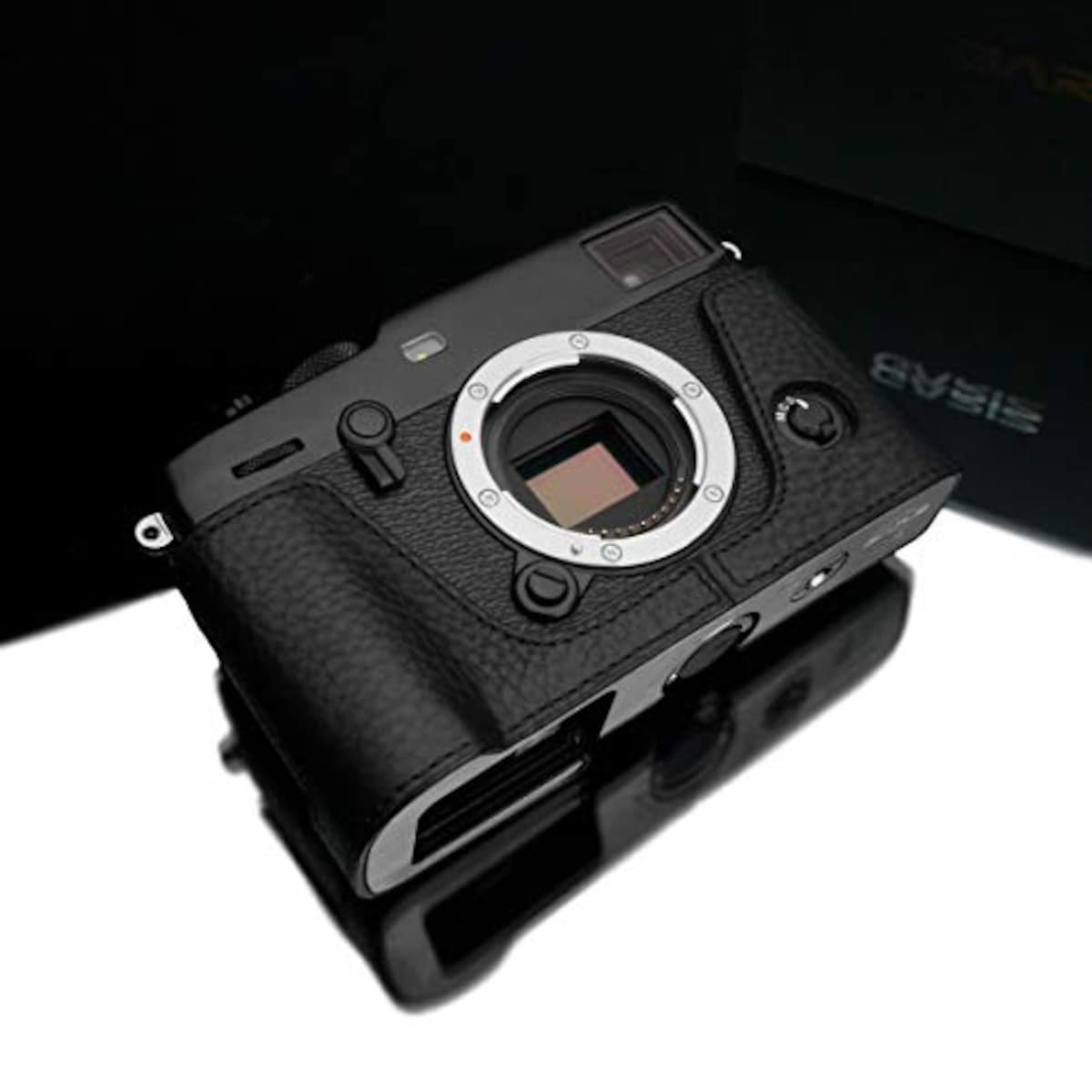  GARIZ FUJIFILM X-Pro3用 本革カメラケース XS-CHXP3BK ブラック画像6 