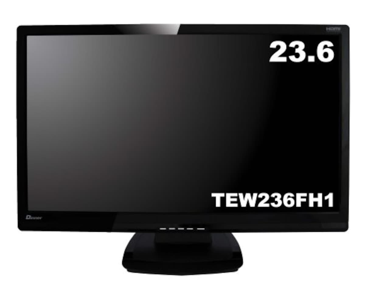 ディーオン 23.6インチワイドFullHDパネル搭載 液晶ディスプレイ TEW236FH1