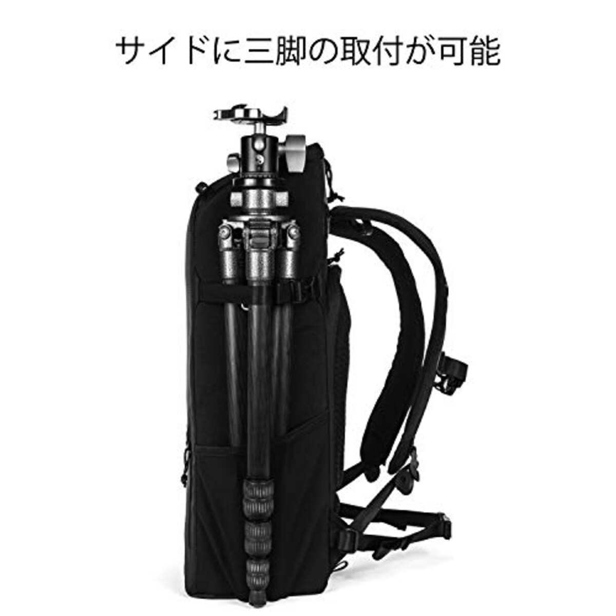  【国内正規品】 tamrac カメラバッグ ナガノ 12 バックパック ブラック 小型一眼/ミラーレス収納 12L T1500-1919画像4 