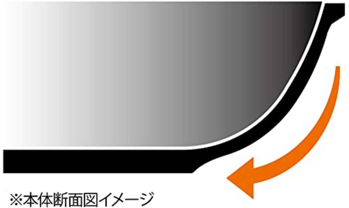  ウルシヤマ金属工業 フライパン 26cm 日本製 ガス火専用 蓮 REN-F26 PFOAフリー画像4 
