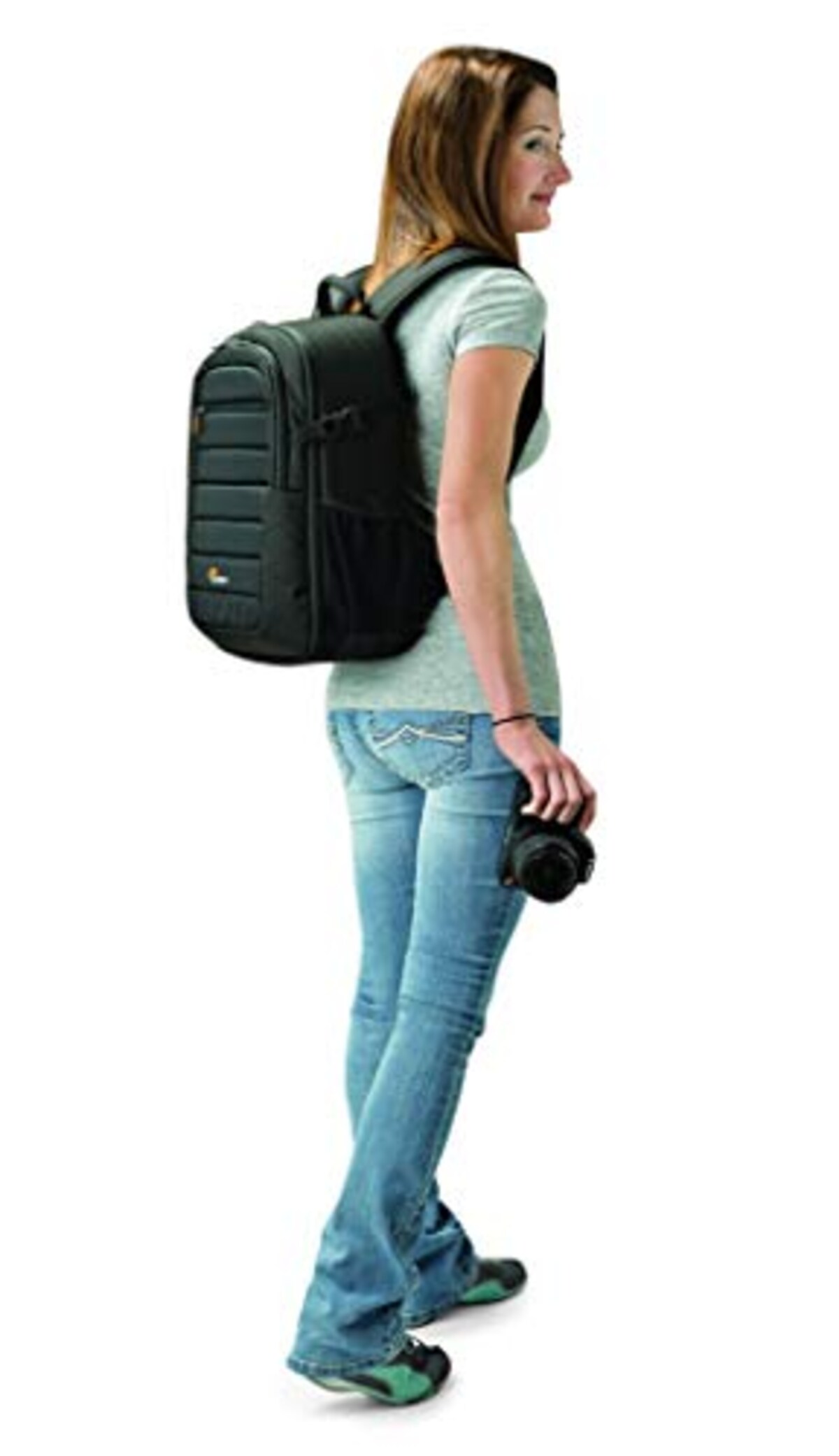  ロープロ(Lowepro) カメラリュック タホ BP150 11L ブラック バックパック 軽量 コンパクト 一眼レフ ミラーレス 収納 撥水加工 クッション構造 持ち運び便利 旅行 LP37318-PKK画像9 
