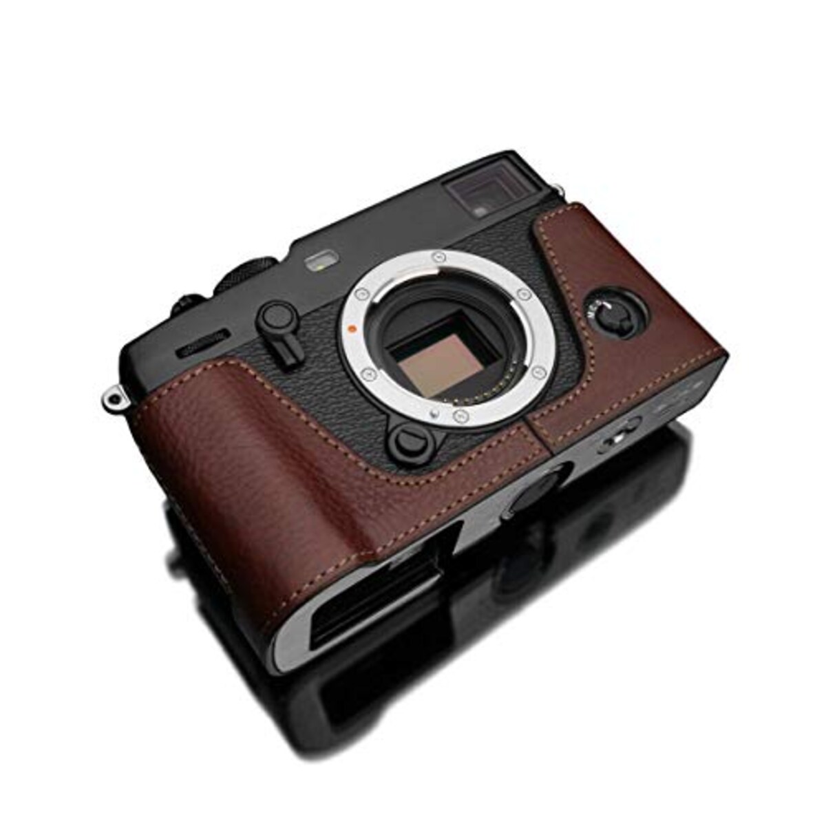 GARIZ FUJIFILM X-Pro3用 本革カメラケース XS-CHXP3BR ブラウン画像